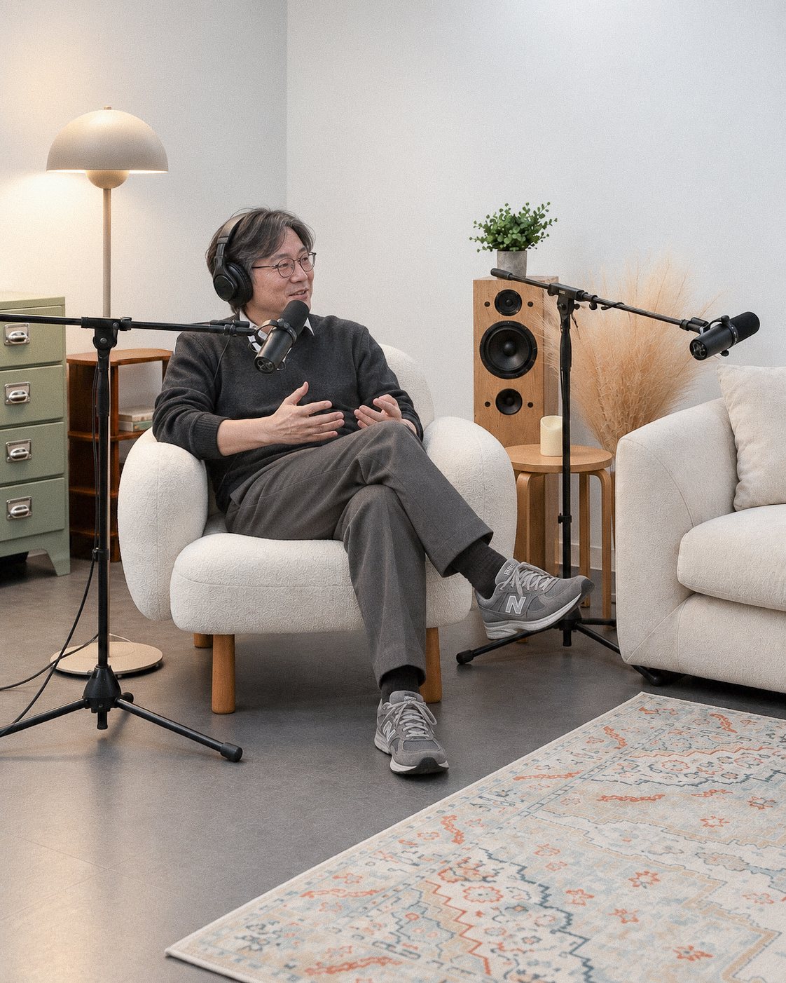 1인 솔로 녹음 중